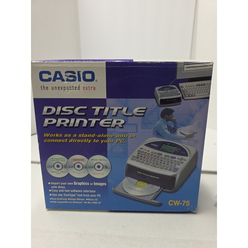Casio CW-75 Label Thermal Printer